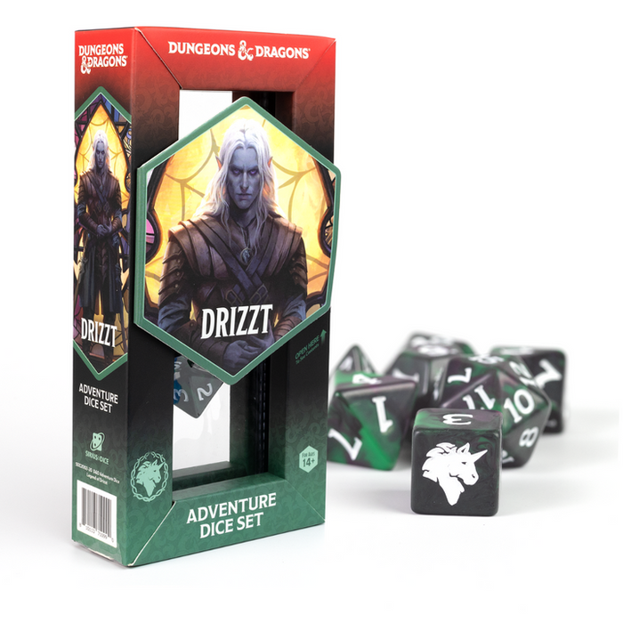 DND ADVENTURE DICE BUNDLE - DRIZZT