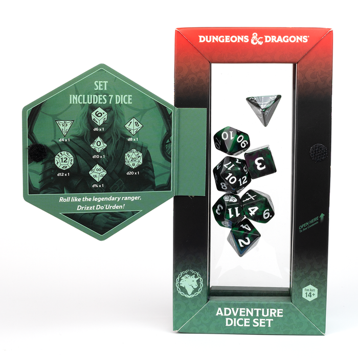 DND ADVENTURE DICE BUNDLE - DRIZZT