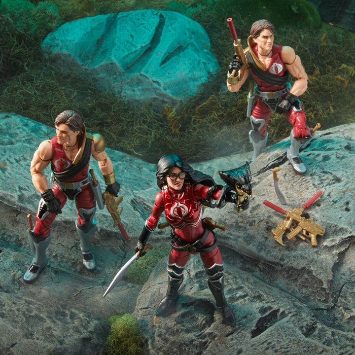 G.I. Joe Classified Series Crimson Strike Team: Baroness, Tomax, & Xamot (#82)