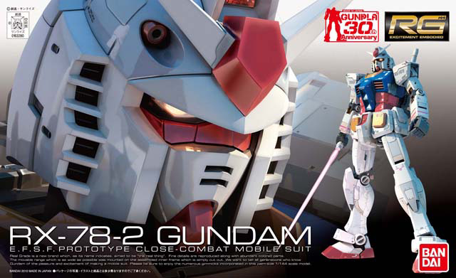 RG 1/144 #01 RX-78-2 GUNDAM | Model Kit | Bandai