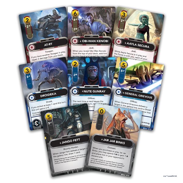 Star Wars: The Deckbuilding Game: The Clone Wars | Board Game | Fantasy Flight