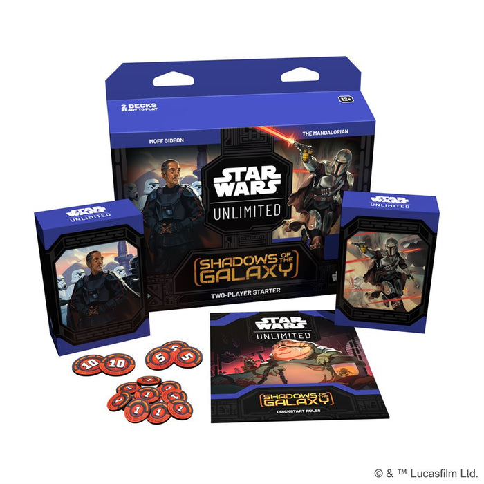 STAR WARS UNLIMITED: SHADOWS OF THE GALAXY TWO PLAYER STARTER BUNDLE