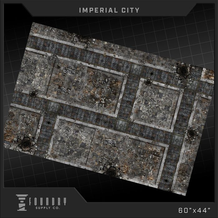 [PREORDER] Imperial City | 44"x60" Battle Mat | Foundry Supply Co.