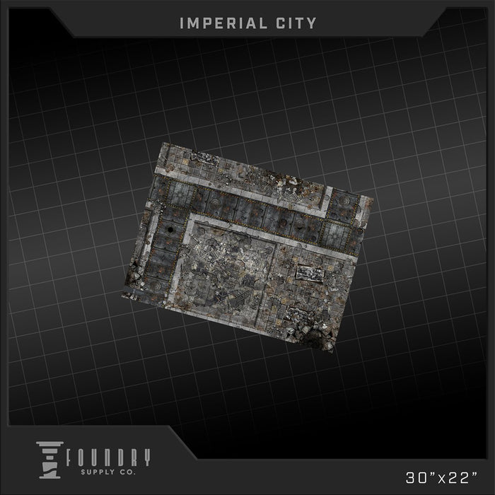 [PREORDER] Imperial City | 22"x30" Battle Mat | Foundry Supply Co.