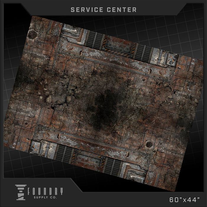 [PREORDER] Service Center | 44"x60" Battle Mat | Foundry Supply Co.