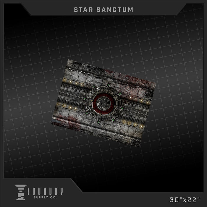 [PREORDER] Star Sanctum | 22"x30" Battle Mat | Foundry Supply Co.