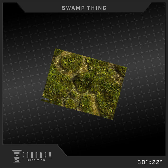 [PREORDER] Swamp Thing | 22"x30" Battle Mat | Foundry Supply Co.