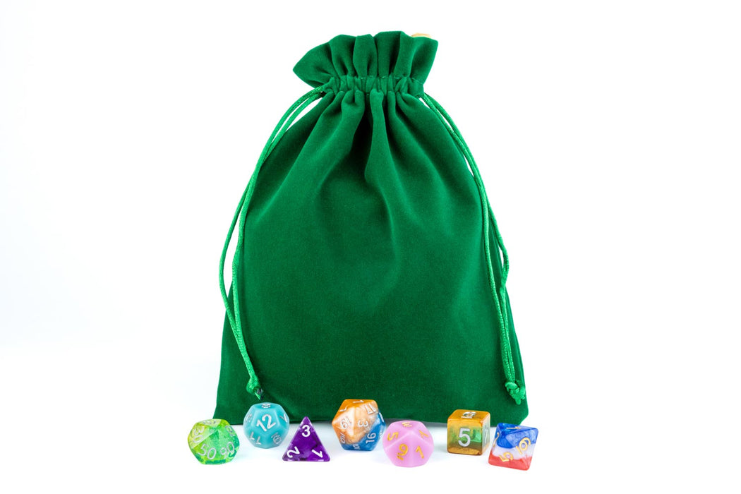 Velvet Dice Bag With Satin Liner 6"x8" | DnD Supplies | Fanroll
