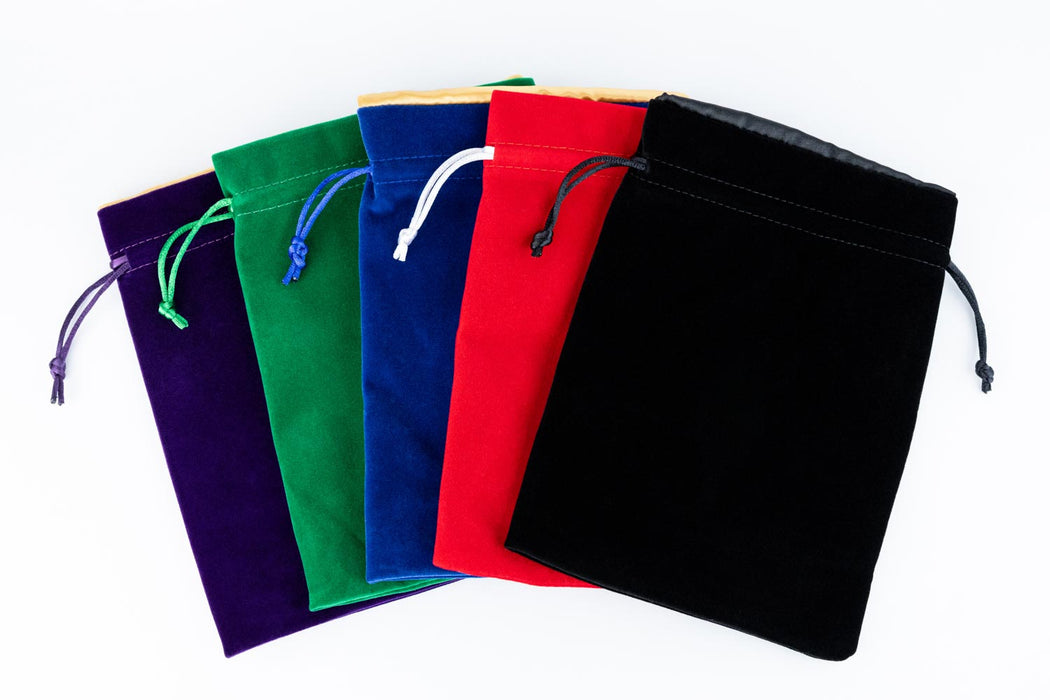 Velvet Dice Bag With Satin Liner 6"x8" | DnD Supplies | Fanroll