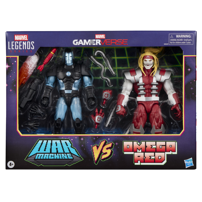 Marvel Legends Series Gamerverse Marvel's War Machine vs Marvel's Omega Red (Walmart Exclusive) | Action Figure | Marvel Legends Series Gamerverse