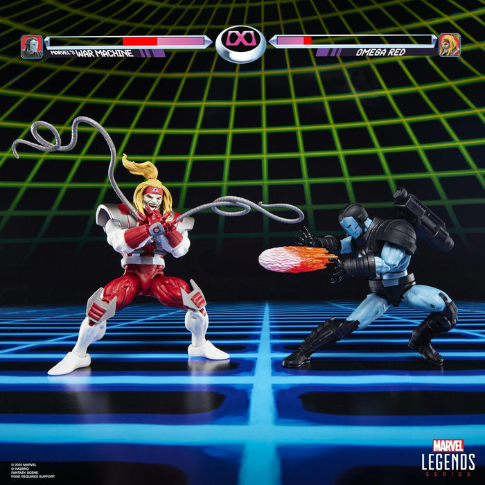Marvel Legends Series Gamerverse Marvel's War Machine vs Marvel's Omega Red (Walmart Exclusive) | Action Figure | Marvel Legends Series Gamerverse