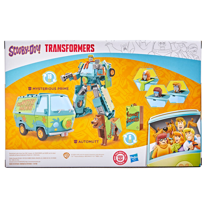 [PREORDER] Transformers Scooby Doo Mysterious Prime & Automutt | Action Figure | Hasbro