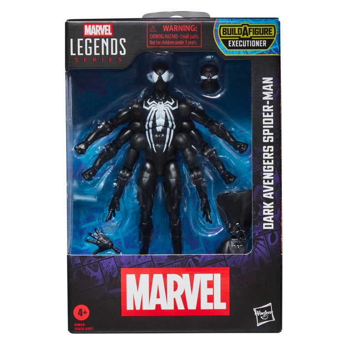 Dark Avengers Spider-Man Action Figure | Executioner BAF | Marvel Legends