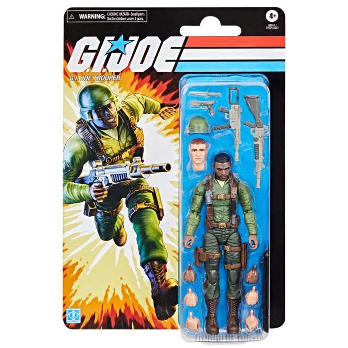 G.I. Joe Trooper | G.I. Joe Classified Series Retro Cardback | Action Figure