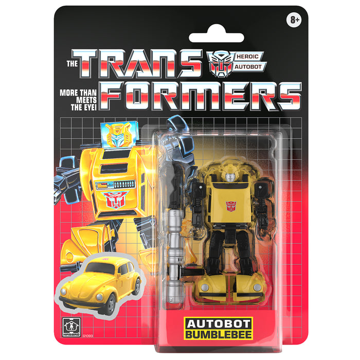 TRANSFORMERS Retro G1 Autobot Bumblebee | Action Figure | Hasbro