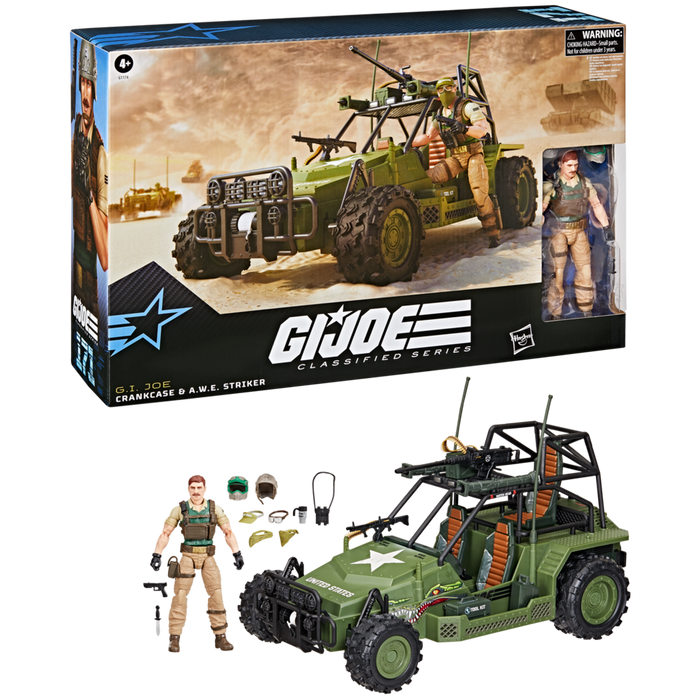 G.I. Joe Classified Series #171, Crankcase & A.W.E. Striker | Action Figure | Hasbro