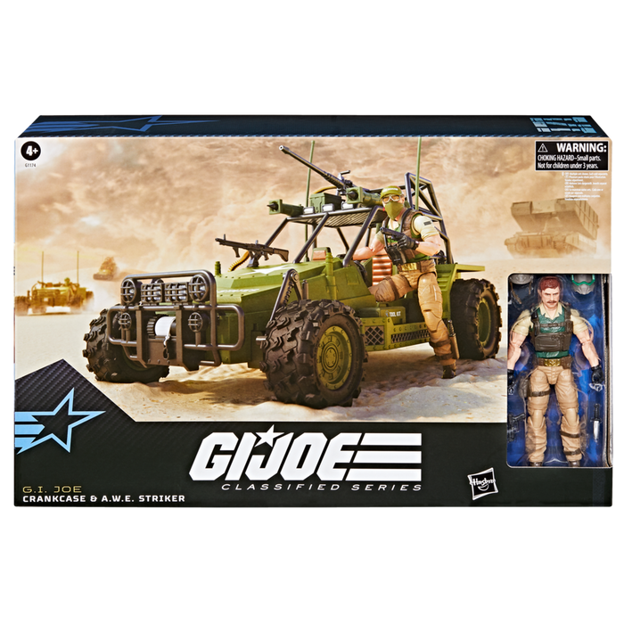 G.I. Joe Classified Series #171, Crankcase & A.W.E. Striker | Action Figure | Hasbro