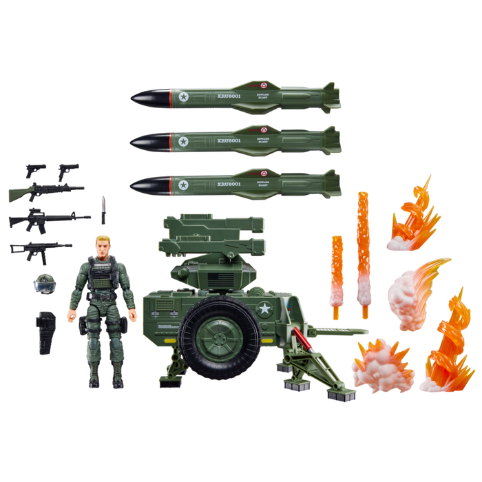 G.I. Joe Classified Series #182, Clayton “Hawk” Abernathy with M.M.S. (Mobile Missile System)