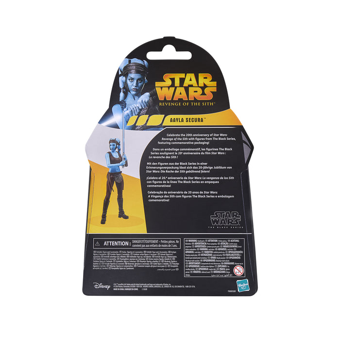 Star Wars The Black Series AAYLA SECURA (Revenge of the Sith) | Collectible 6 Inch Action Figure | Hasbro