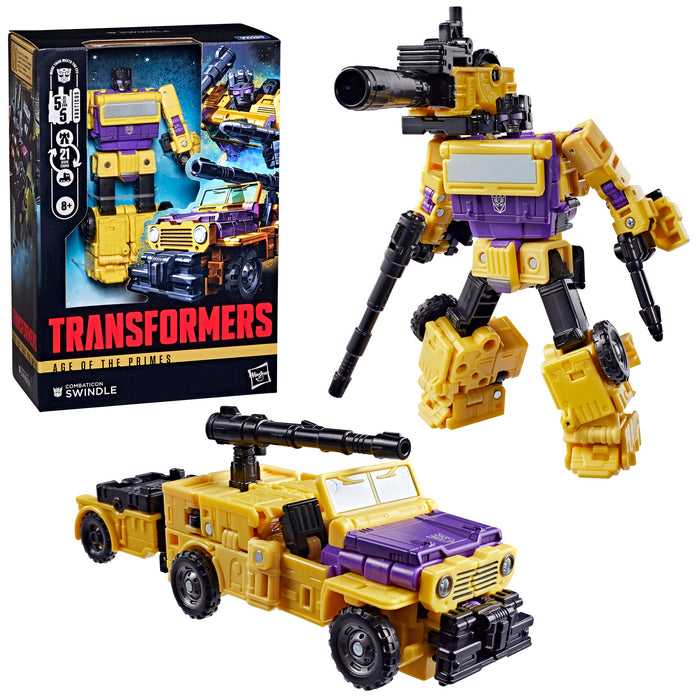 [PREORDER] Transformers Age of the Primes Voyager Class Combaticon Swindle | Action Figure | Hasbro