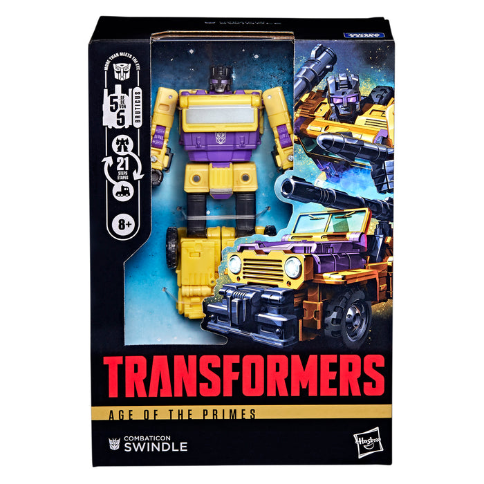 [PREORDER] Transformers Age of the Primes Voyager Class Combaticon Swindle | Action Figure | Hasbro