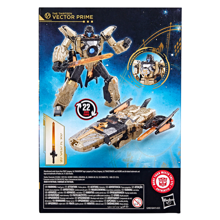 [PREORDER] Transformers Age of the Primes Voyager Class The Thirteen Vector Prime | Action Figure | Hasbro