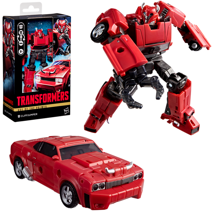 Transformers Age of the Primes Deluxe Class Cliffjumper | Action Figure | Hasbro
