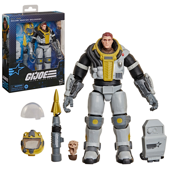 [PREORDER] G.I. Joe Classified Series #206, Malcom "Deep Six" Willoughby | Action Figure | Hasbro
