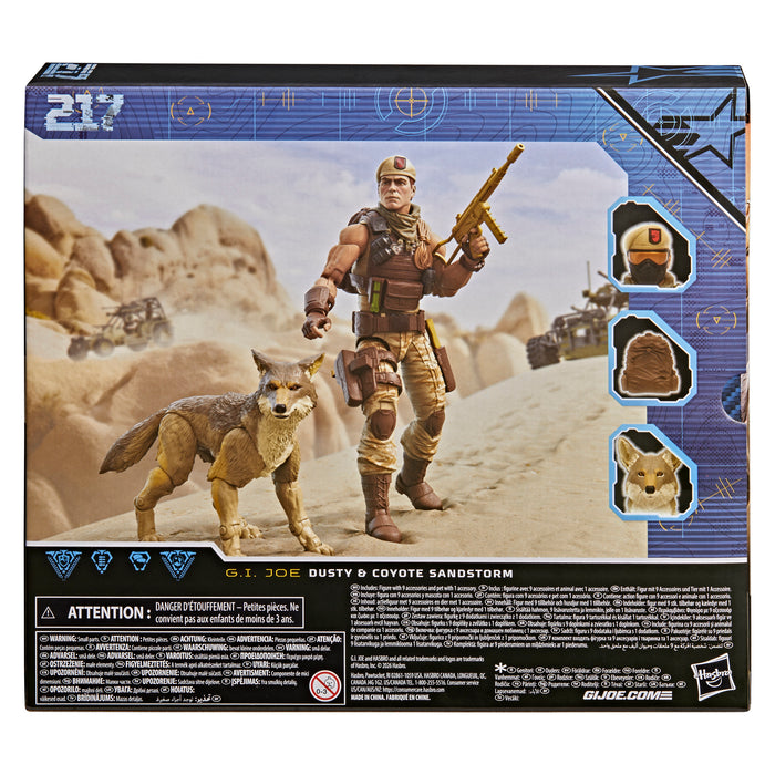 [PREORDER] G.I. Joe Classified Series #217, Dusty & Coyote Sandstorm  | Action Figure | Hasbro