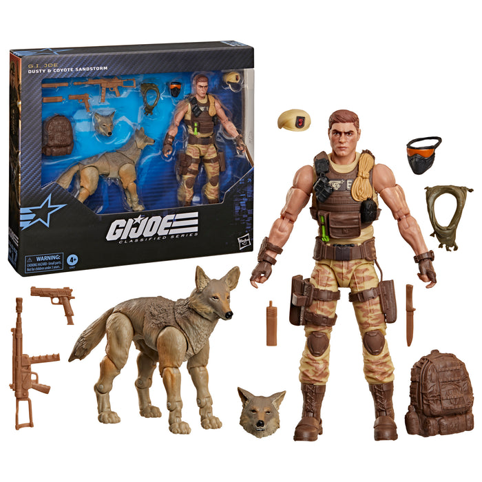 [PREORDER] G.I. Joe Classified Series #217, Dusty & Coyote Sandstorm  | Action Figure | Hasbro