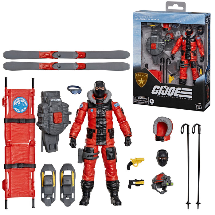 [PREORDER] G.I. Joe Classified Series Legacy Collection: Action Joe - Avalanche Response  | Action Figure | Hasbro