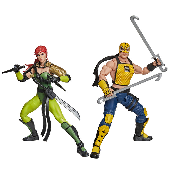 [PREORDER] G.I. Joe Classified Series #212, Ninja Force Scarlett and T'Jbang (Target Exclusive) | Action Figure | Hasbro