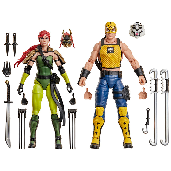 [PREORDER] G.I. Joe Classified Series #212, Ninja Force Scarlett and T'Jbang (Target Exclusive) | Action Figure | Hasbro