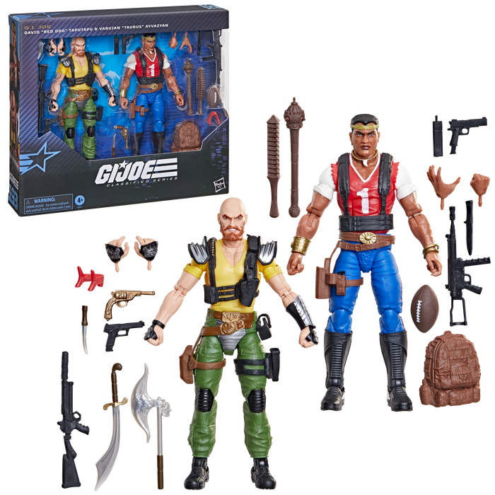 [PREORDER] G.I. Joe Classified Series #193, David "Red Dog" Taputapu & Varujan "Taurus" Ayvazyan | Action Figure | Hasbro