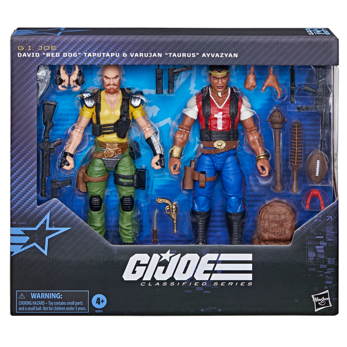 [PREORDER] G.I. Joe Classified Series #193, David "Red Dog" Taputapu & Varujan "Taurus" Ayvazyan | Action Figure | Hasbro