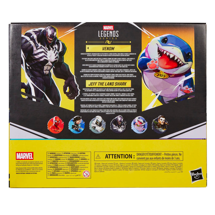[PREORDER] Marvel Legends Series Marvel Rivals Venom & Jeff the Land Shark | Action Figure | Hasbro