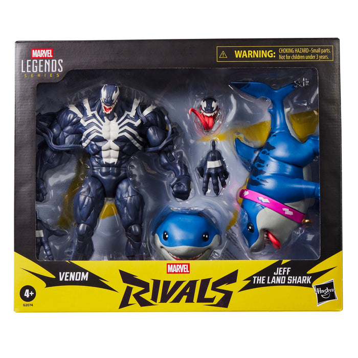 [PREORDER] Marvel Legends Series Marvel Rivals Venom & Jeff the Land Shark | Action Figure | Hasbro