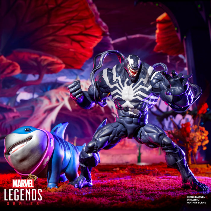 [PREORDER] Marvel Legends Series Marvel Rivals Venom & Jeff the Land Shark | Action Figure | Hasbro