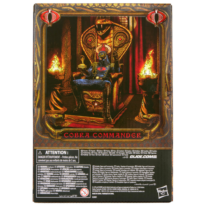 [PREORDER] G.I. Joe Classified Series #221, Cobra Commander in dress uniform & throne | Action Figure | Hasbro