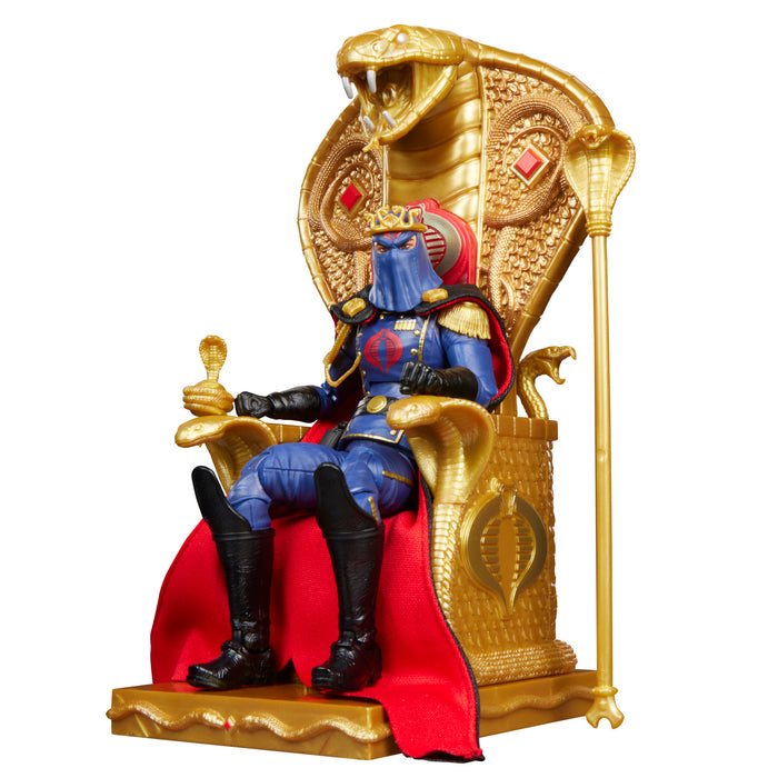[PREORDER] G.I. Joe Classified Series #221, Cobra Commander in dress uniform & throne | Action Figure | Hasbro