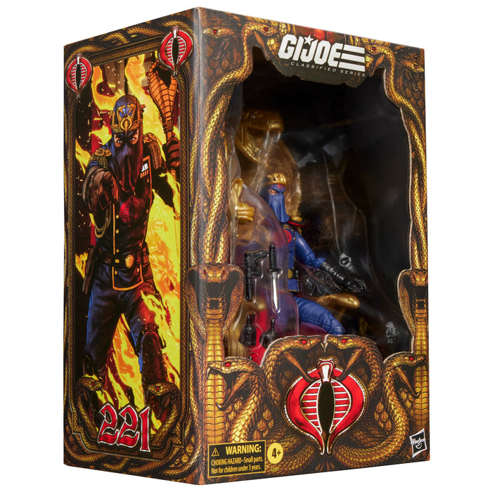 [PREORDER] G.I. Joe Classified Series #221, Cobra Commander in dress uniform & throne | Action Figure | Hasbro