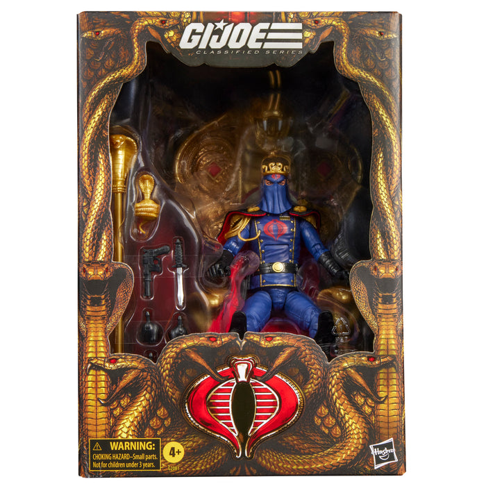 [PREORDER] G.I. Joe Classified Series #221, Cobra Commander in dress uniform & throne | Action Figure | Hasbro