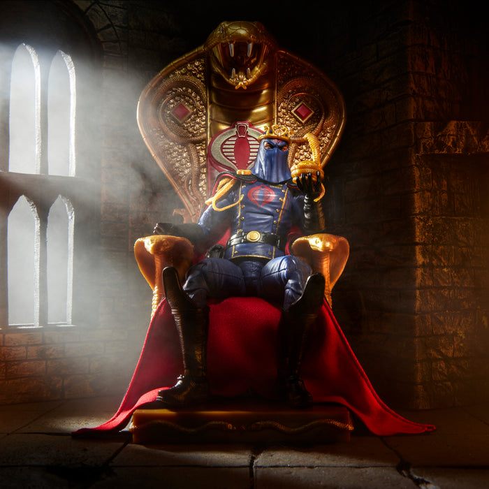 [PREORDER] G.I. Joe Classified Series #221, Cobra Commander in dress uniform & throne | Action Figure | Hasbro