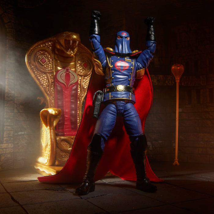 [PREORDER] G.I. Joe Classified Series #221, Cobra Commander in dress uniform & throne | Action Figure | Hasbro