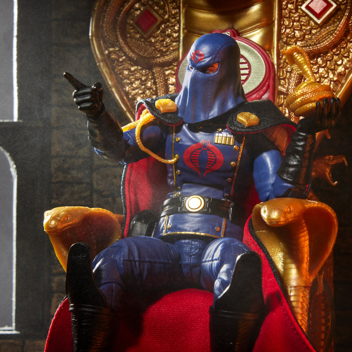 [PREORDER] G.I. Joe Classified Series #221, Cobra Commander in dress uniform & throne | Action Figure | Hasbro