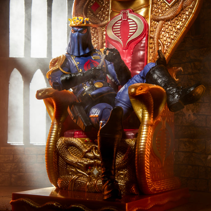 [PREORDER] G.I. Joe Classified Series #221, Cobra Commander in dress uniform & throne | Action Figure | Hasbro