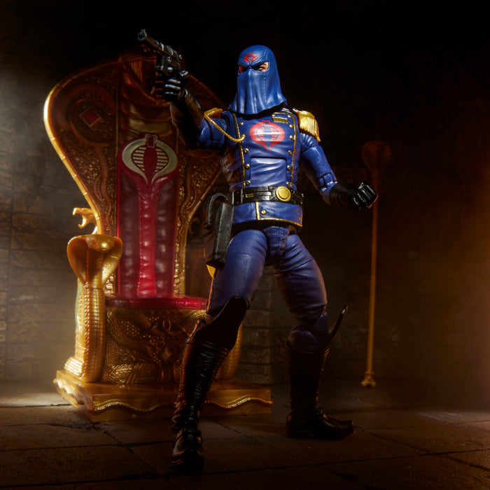 [PREORDER] G.I. Joe Classified Series #221, Cobra Commander in dress uniform & throne | Action Figure | Hasbro