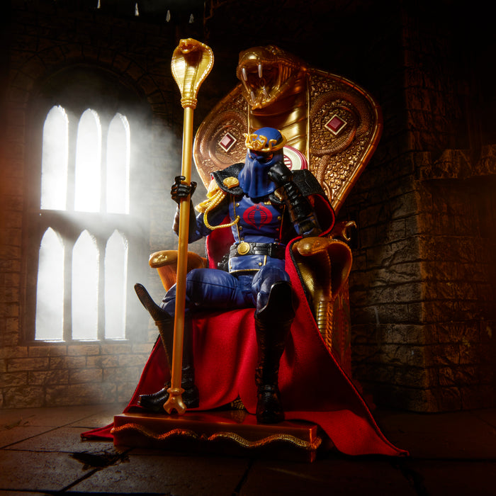 [PREORDER] G.I. Joe Classified Series #221, Cobra Commander in dress uniform & throne | Action Figure | Hasbro