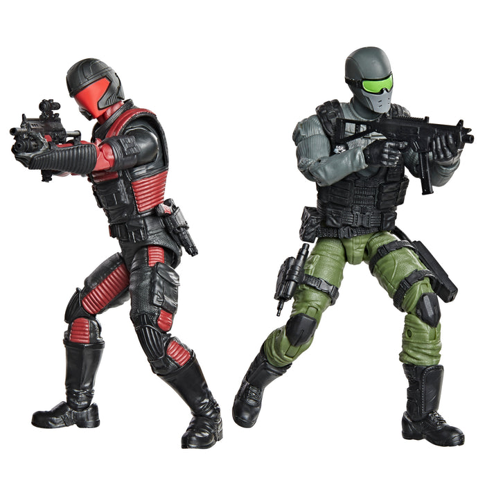 [PREORDER] G.I. Joe Classified Series #218, Snake Eyes & Varmint ATV Vs. Stealth Viper & Cobra Stealth Flight Pod (Trubble Bubble) | Action Figure | Hasbro