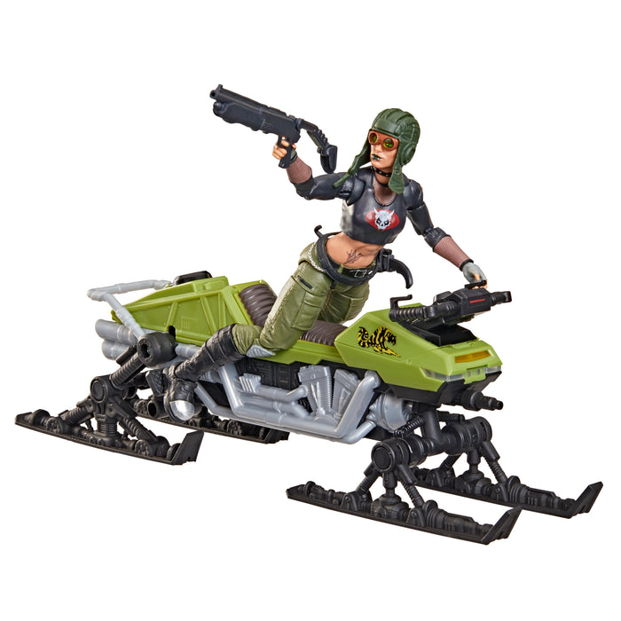 G.I. Joe Classified Series #194, Zanya and Dreadnok Chameleon (Swamp Skier) Vehicle | Action Figure | Hasbro